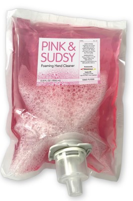 PINK &amp; SUDSY FOAM HAND SOAP  1000mL 6/ PINK GRAPEFRUIT 