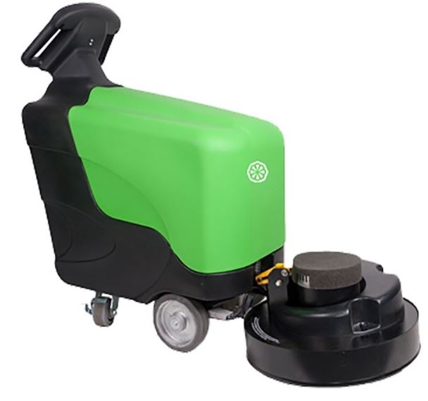 24&quot; BATTERY BURNISHER W/
TRACTION, DUST CONTROL, 210V
BATTERIES &amp; ON-BOARD CHARGER