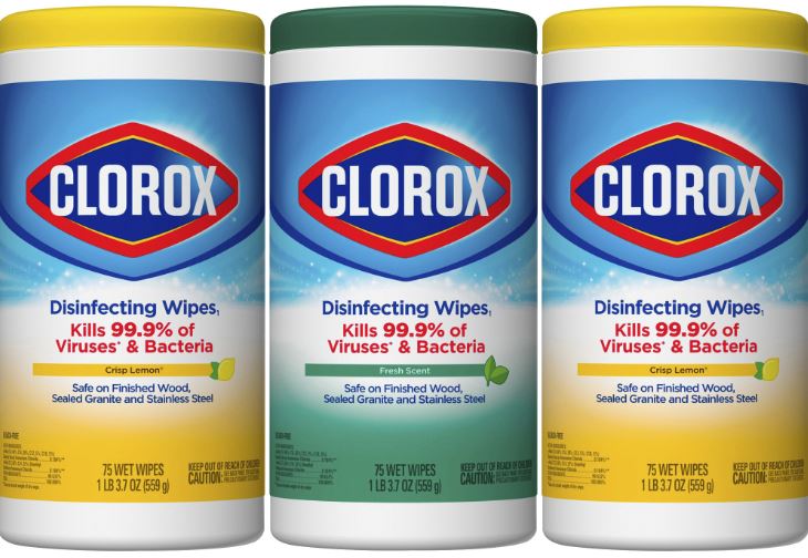 CLOROX DISINFECTING WIPES, 75
WIPES 12/, FRESH SCENT/CITRUS
BLEND