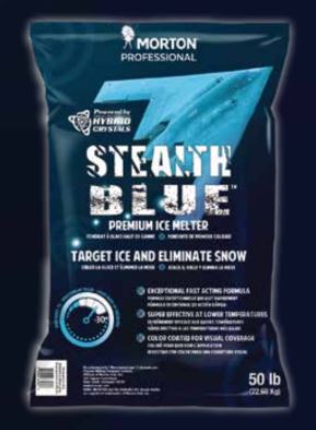 STEALTH COMMERCIAL BLUE ICE
MELT 49LB (49 BAGS ON A SKID)
ENVIRONMENTALLY FRIENDLY