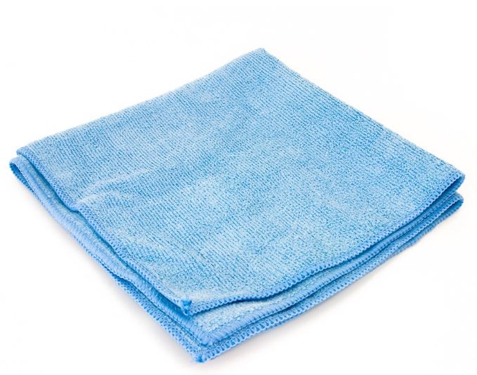 BLUE MICROFIBER CLOTHS MULTI-PURP (15 BAGS OF 12)