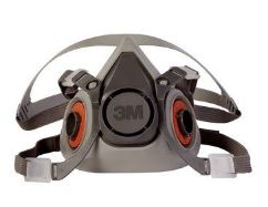 3M 6000 LOW MAINT HALF FACE RESPIRATOR MEDIUM, BAYONET
