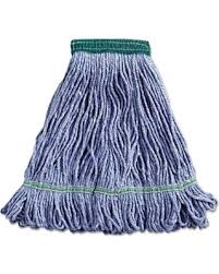 1pc 680g/24oz SunnyCare #21682-1pc Blue Synthetic Cotton Loop-End Wet Mops 