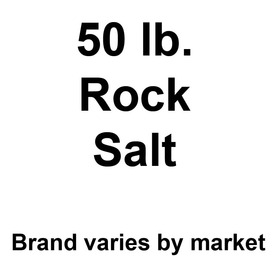 50lb BAG ROCK SALT  49/PALLET (A01025)