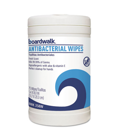 BWK358 ANTIBACT HAND WIPES   6/75&#39;s CAN