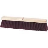18&quot; MAROON OUTSIDE PUSH BROOM