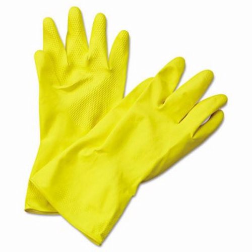 FLOCK LINED LATEX GLV MED 12/