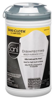 DISINFECTING MULTI-SURFACE WIPES 200/CANISTER, 6/CASE