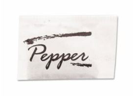 PEPPER PACKETS, .10GRAMS 1000 PACKETS PER BOX, 3 BOXES/