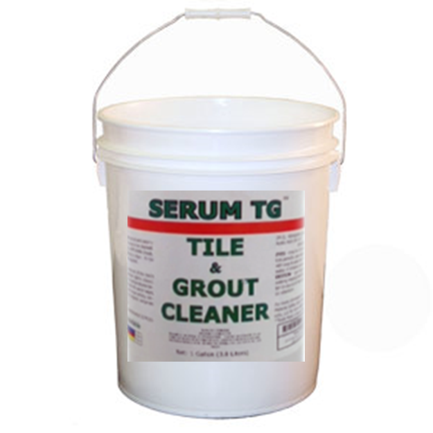SERUM ORGANIC CLEANER, TILE &amp; GROUT CLEANER 5 GAL PAIL