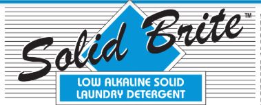 SOLID BRITE 4X6LB, SOLID LAUNDRY DETERGENT